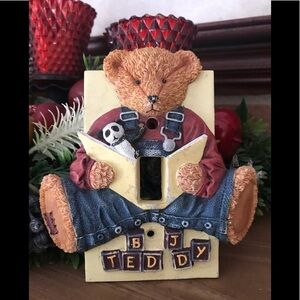 Rare Vintage 1970’s Teddy Bear Light Switch Cover